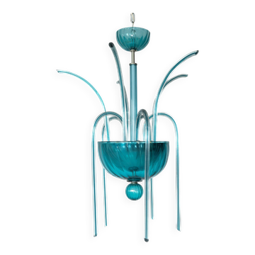 Lustre Fontaine Murano N° 99.35 par Venini, Italie, 1975