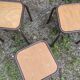 Three workshop stools