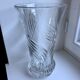Molded glass vase art deco style made in France