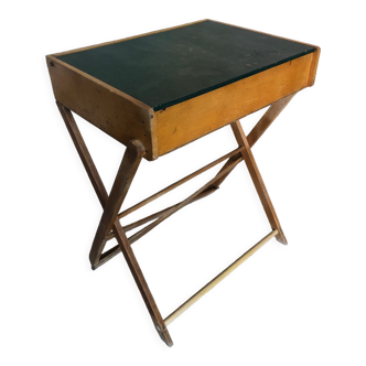 Desk folding desk wood vintage lifting shelf #a120