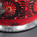 Wooden chapati box and fittings from India