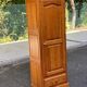 Scandinavian single-door solid wood wardrobe with hanging space