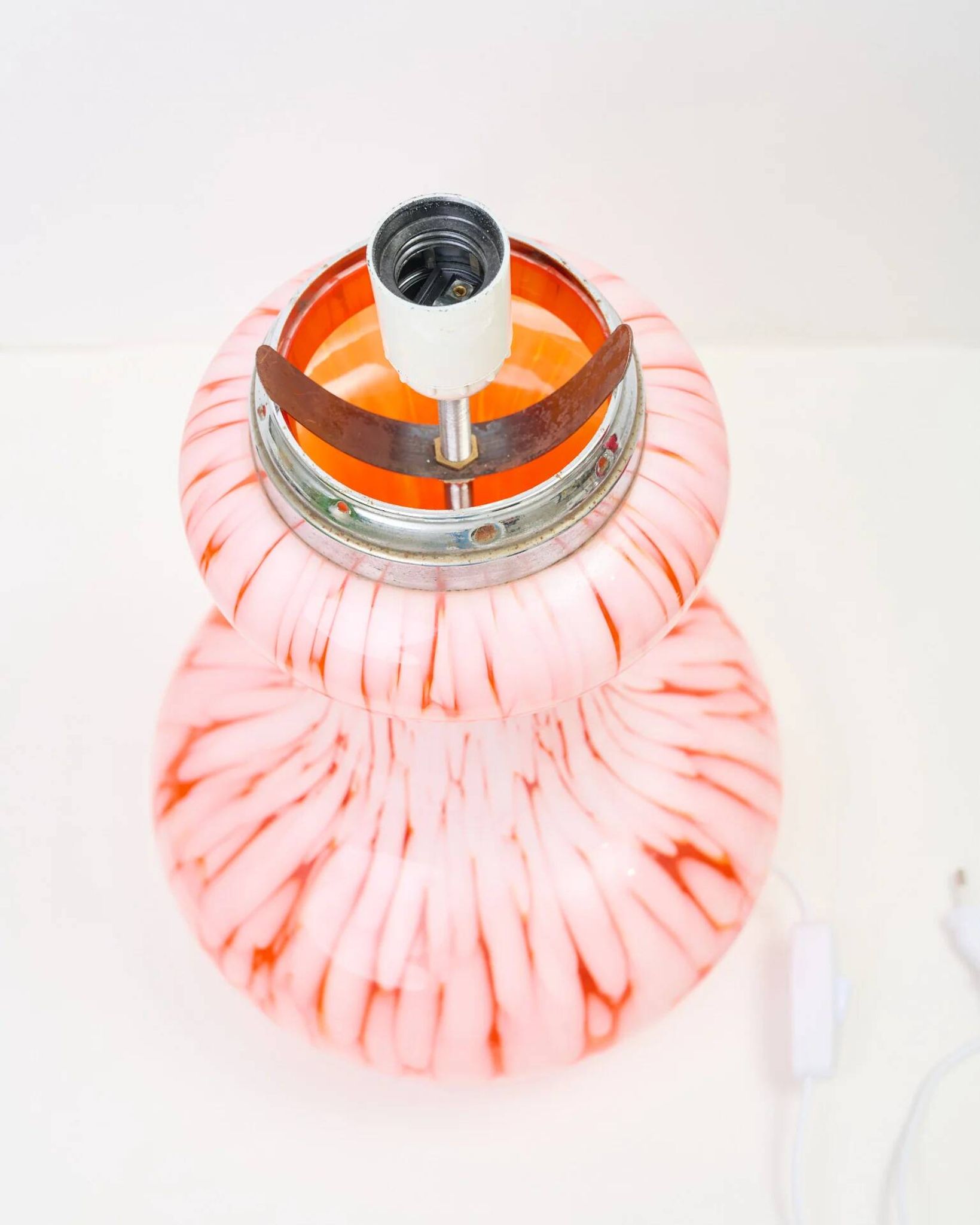 Lampe en verre de Murano, Mazzega, 1960-1970