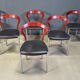 Vintage Lotus chairs by Hartmut Lohmeyer for Kusch & Co., 1970s, set of 6