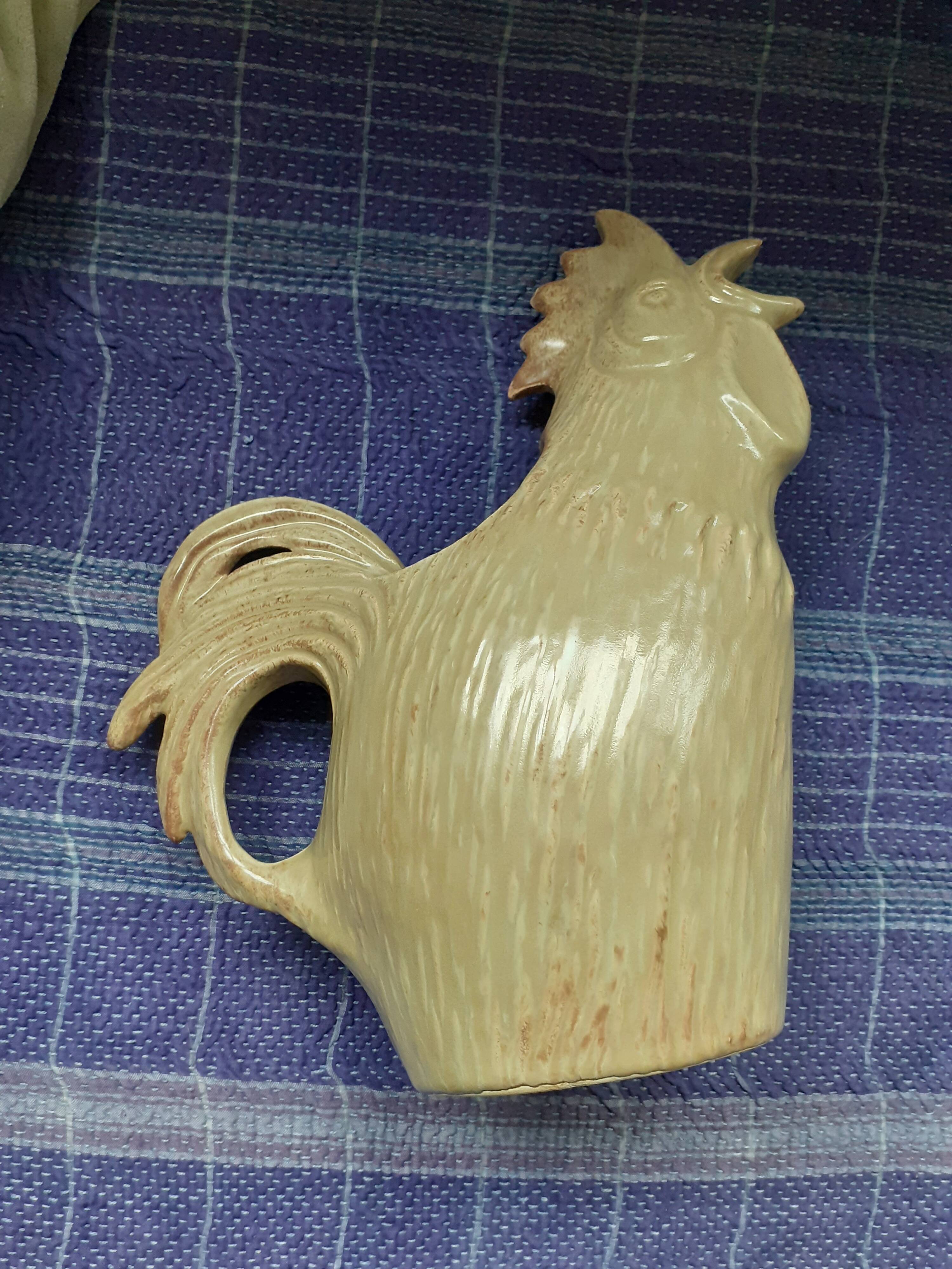 Vintage rooster signed Vallauris