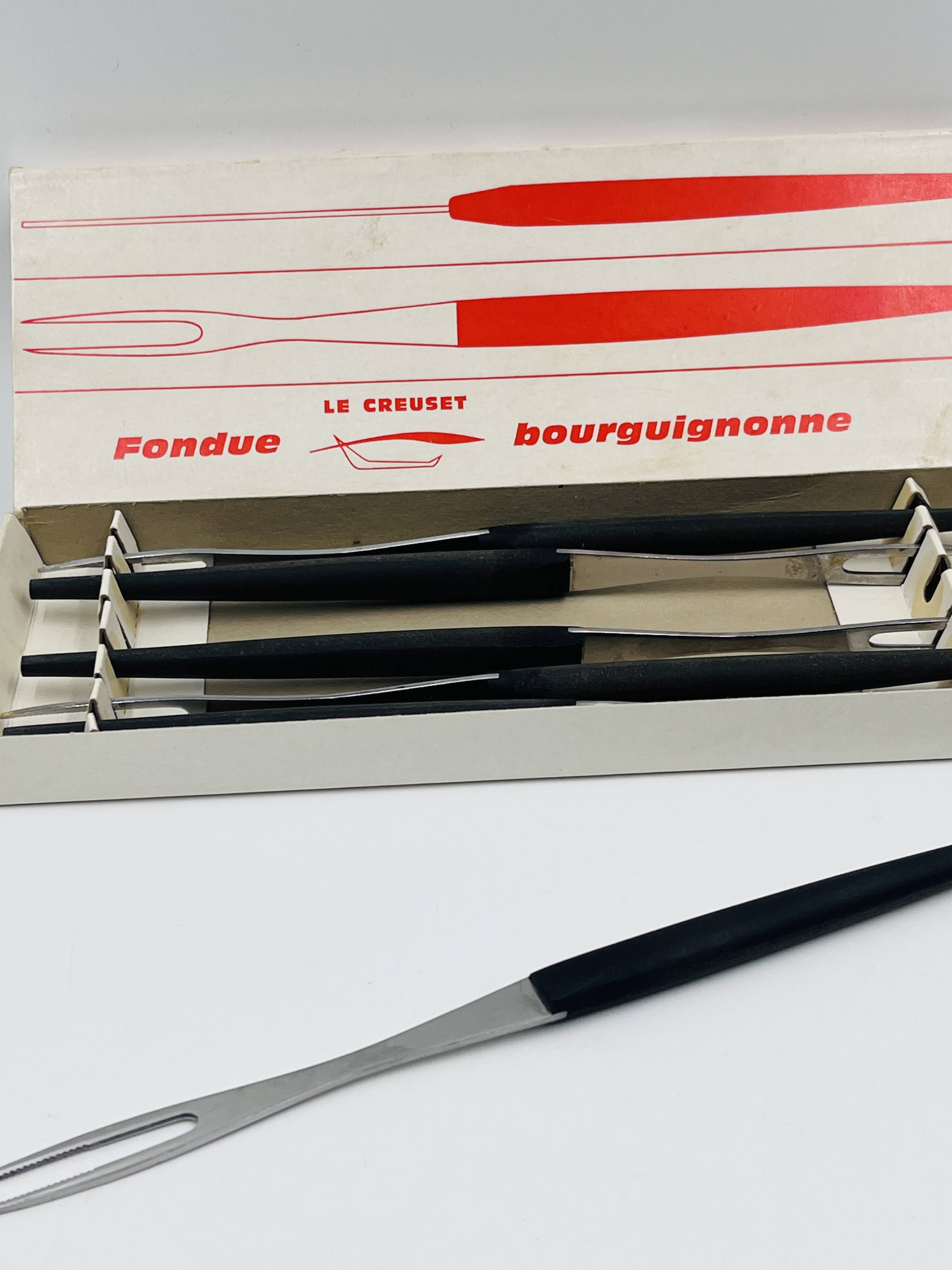 Set of 6 Bourguignonne Fondue Forks Le Creuset