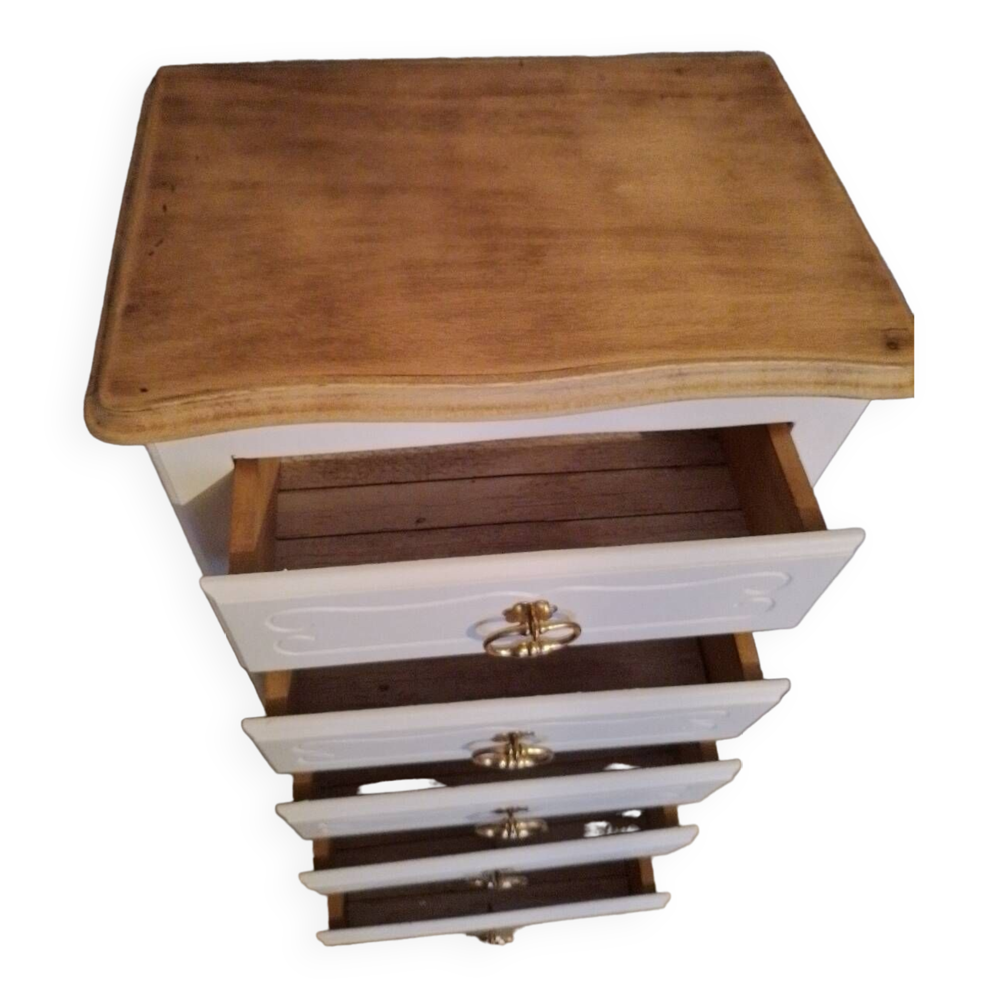 Restored wooden chiffonier