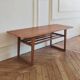 Renovated vintage coffee table, Scandinavian style, 1950s-60s.