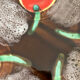 Vintage Mid-Century Ceramic "Forme Libre" Centerpiece Bowl by Vercor,