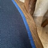 Pair of American bank armchairs in solid oak