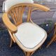 Paire de fauteuils bistrot bois courbé vintage