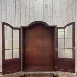 Bibliothèque Vitrine de style anglais en noyer 1900