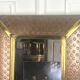 Mirror in metal and copper, dated around 1970 - 52 cm x 33 cm