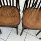 Set of 4 vintage bistro chairs from the 1960s.