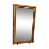 Rectangular gold mirror 161x94cm