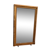 Rectangular gold mirror 161x94cm