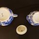 Japanese blue and white porcelain set