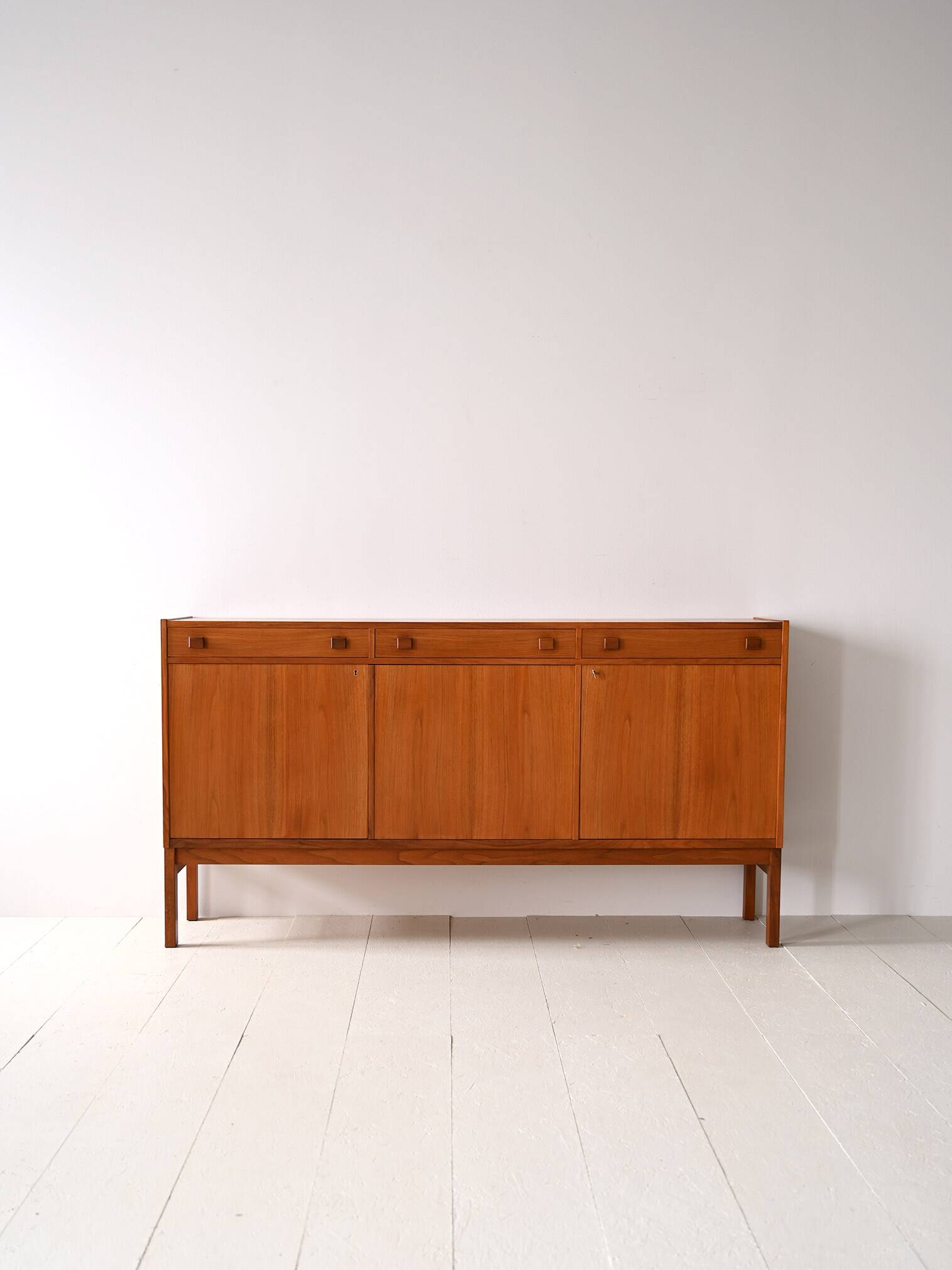 1960s sideboard with three high drawers