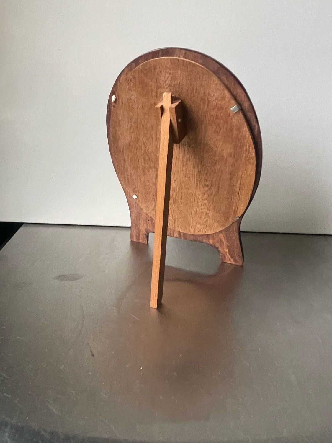 Vintage art deco style mahogany wooden frame measurements 17 cm x 12 cm