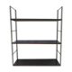 Shelf wall metal string