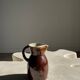 Large brown glazed stoneware jug Grès du Berry Made in France H19