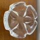Pair of antique crystal ashtrays from Arques, France
