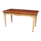 Table laquée et peinte de style Louis XVI du 20e siècle