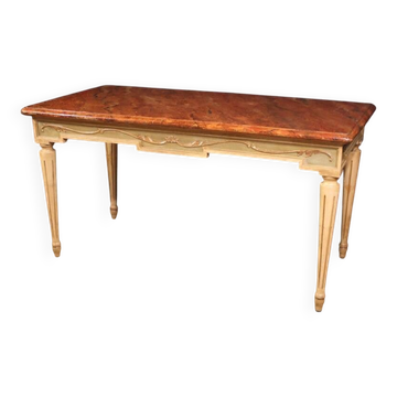 20th century Louis XVI style lacquered and painted table
