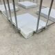 Vintage chrome metal magazine rack