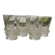 Set of 6 crystal wine glasses from daum, sorcy model.