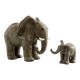 Valérie Courtet sculptures éléphants en grès émaillé circa 2010