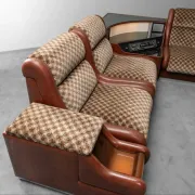 Modular Hi-Fi Retro Corner Sofa – 1970s (Space A)