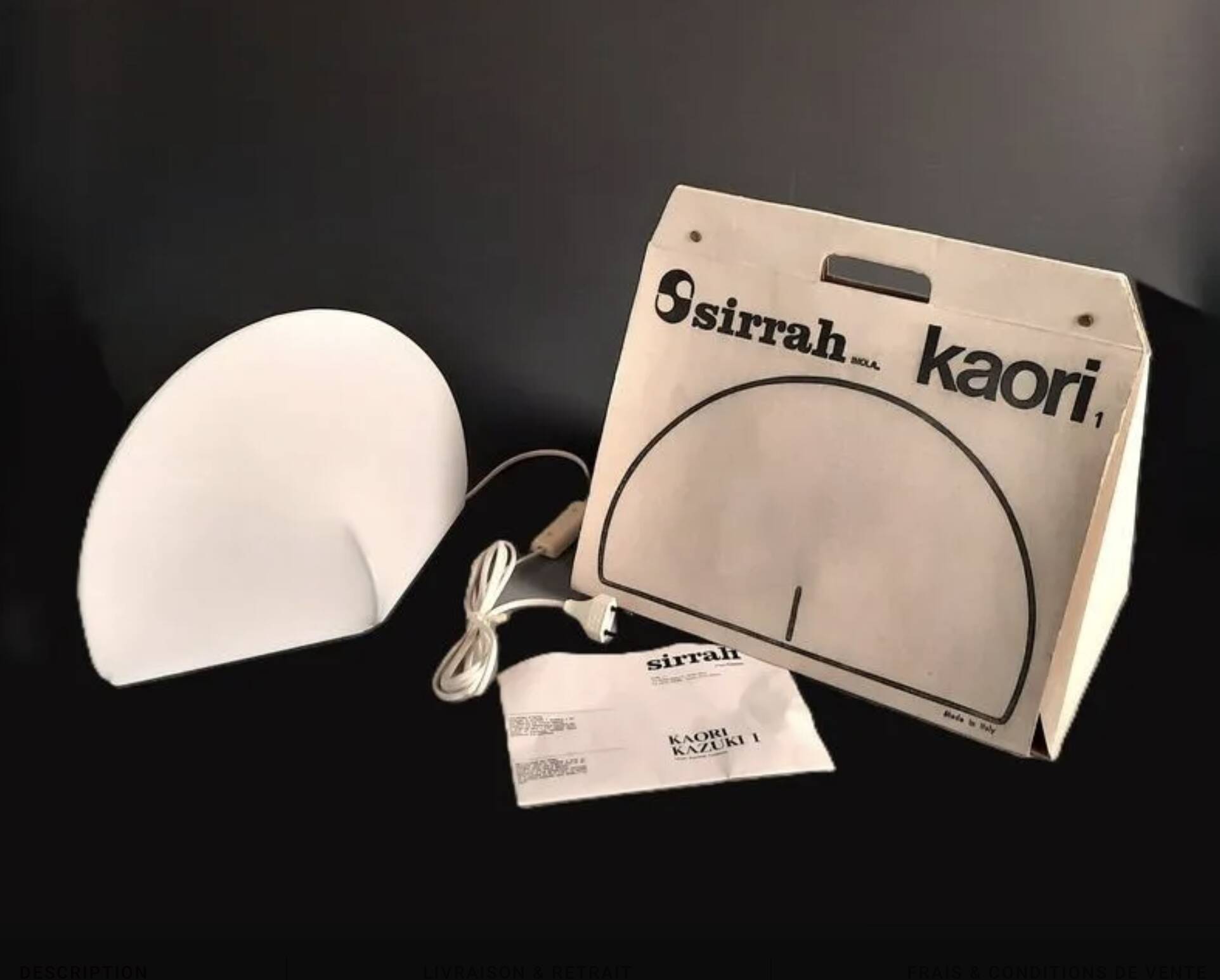 Kapri lamp by Kazuhide Takahama circa 1975