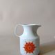 Lot 12 tasses à café et pot à lait en porcelaine Ak Kaiser années 70