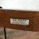 Series of 6 vintage chairs Baumann in beech design year 1950 1960