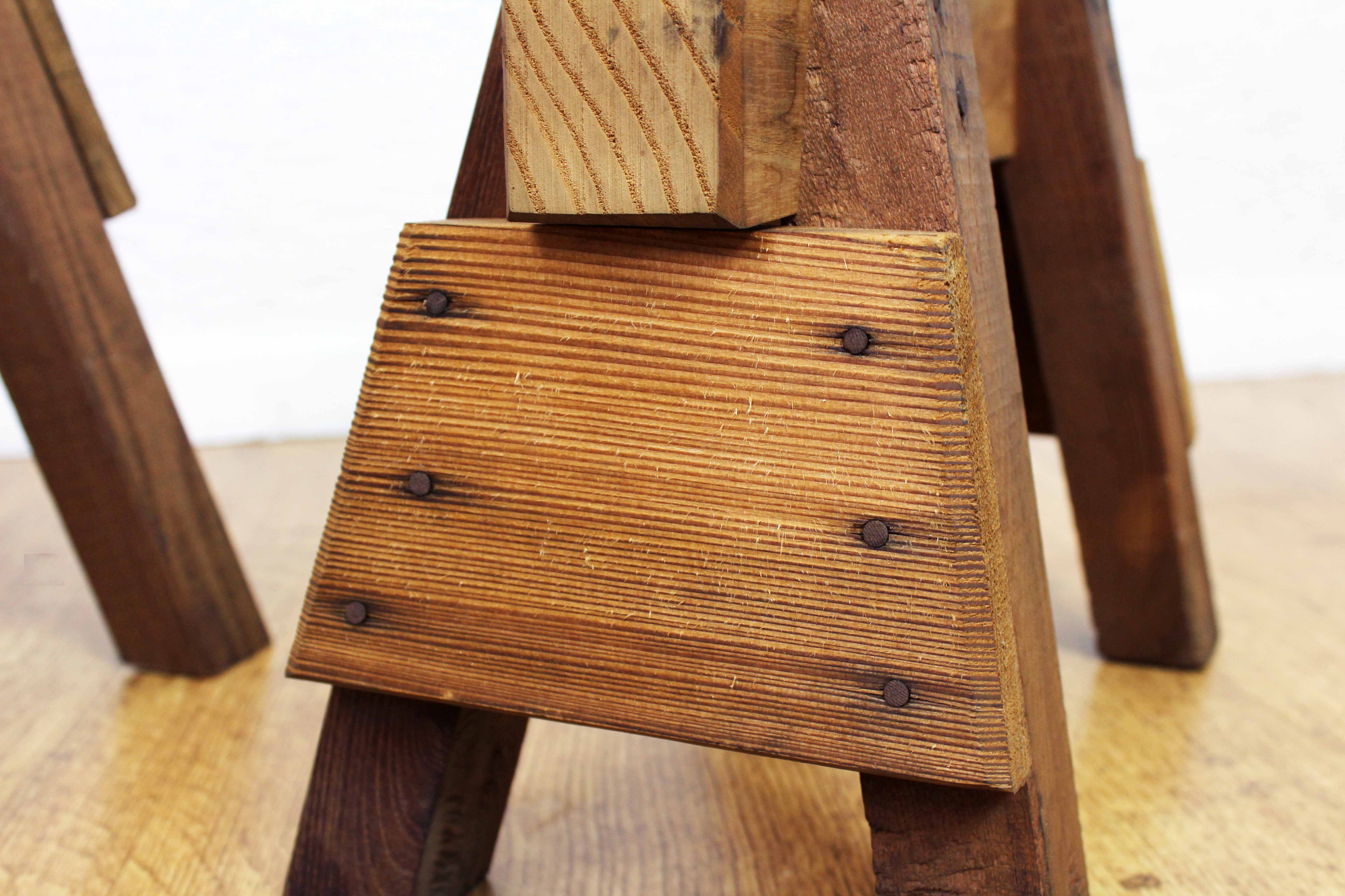 Pair of antique trestles