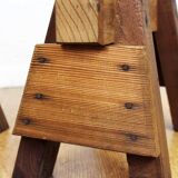 Pair of antique trestles