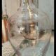 Lot de deux carafes vintage en cristal