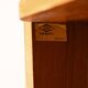 Vintage bookcase with pull-out shelf
