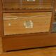 Fruitwood glass dressing table – 1950