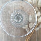 4 "diamond" foot glasses