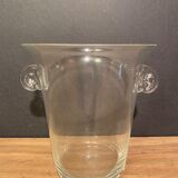 Grand seau en verre cristallin