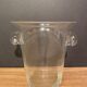 Grand seau en verre cristallin