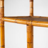 Mid-Century Modern Bamboo Shelve, Italy, 1970s