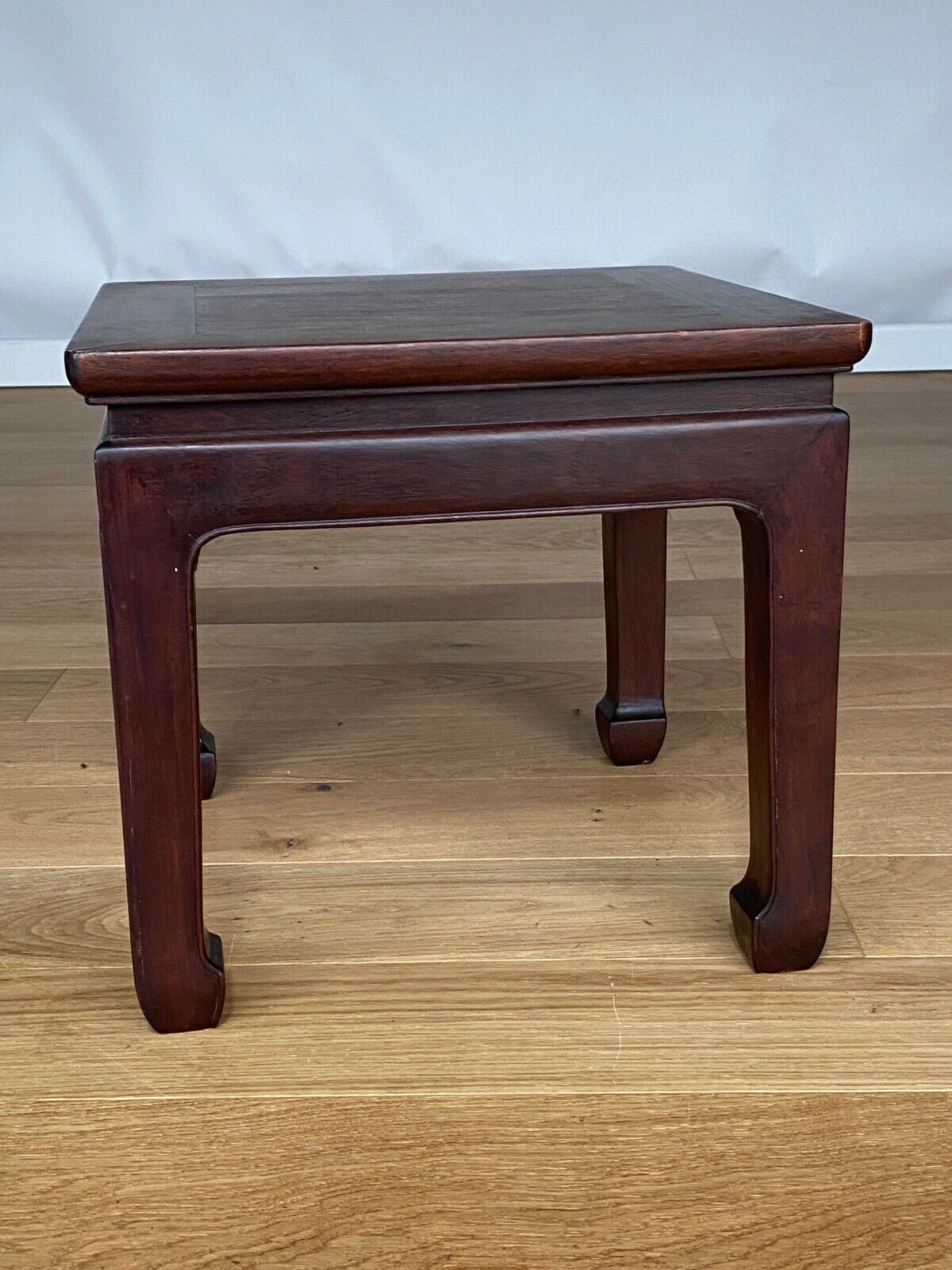 Tabouret table chine 1960 bois de fer belle patine