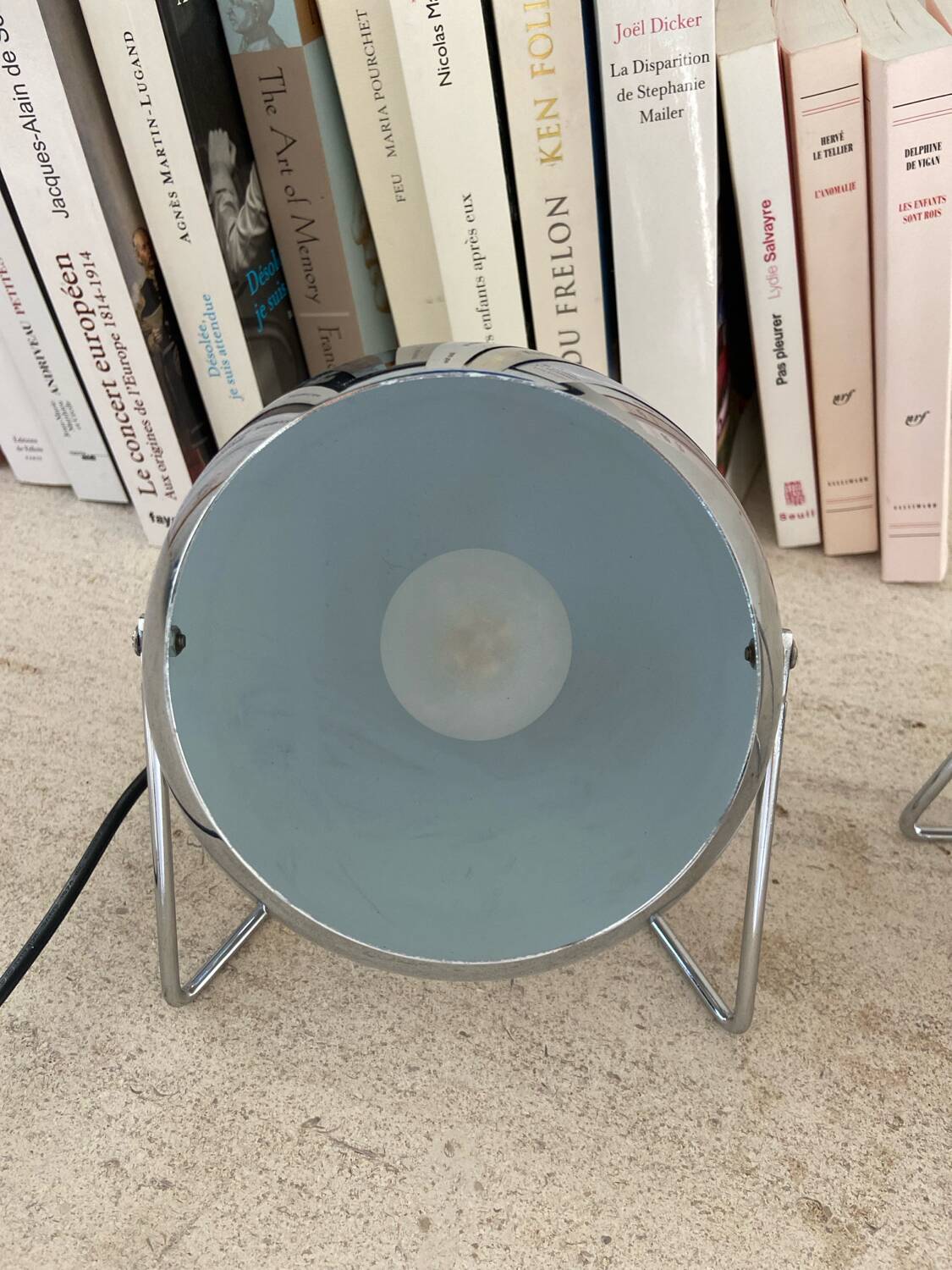 Pair of metal “Eye-ball” spirit lamps