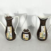 Mid-century ceramic teapot set by Alfa Ceramiche, Italy 1950s