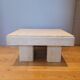 Table basse en travertin