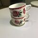 Lot of two cups digoin sarreguemines decoration Yvette