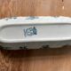 1900 toothbrush box in St Amand and Hamage earthenware, Nigella collection